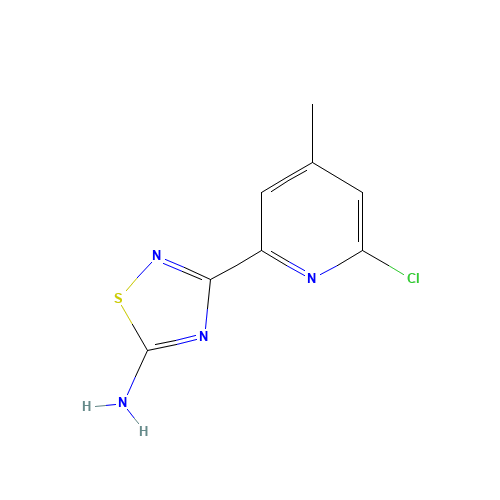 3-(6-chloro-4-methylpyridin-2-yl)-1,2,4-thiadiazol-5-amine (CAS: 1179361-95-5) - Related Chemical Product