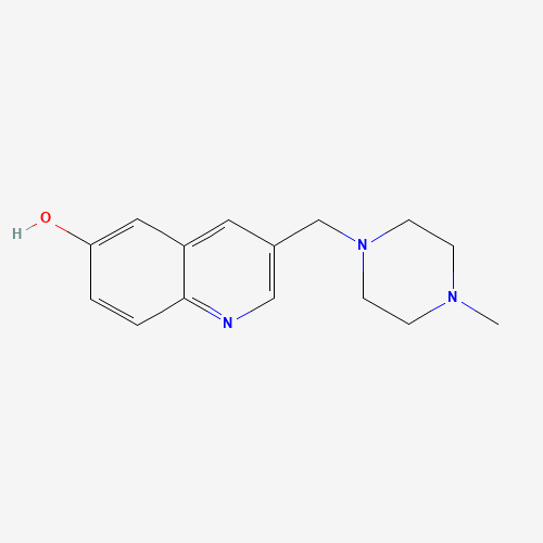 3-[(4-methylpiperazin-1-yl)methyl]quinolin-6-ol (CAS: 1427473-84-4) - Related Chemical Product