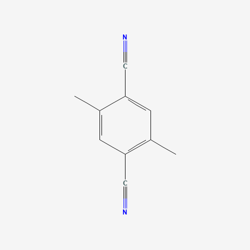 2,5-dimethylbenzene-1,4-dicarbonitrile (CAS: 39095-25-5) - Chemical Structure and Molecular Formula 