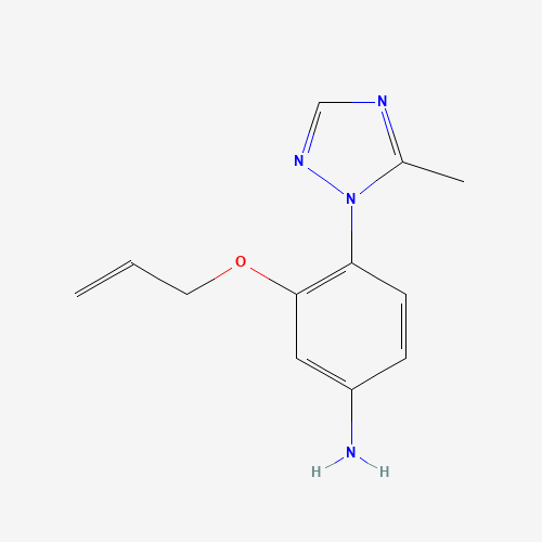 4-(5-methyl-1,2,4-triazol-1-yl)-3-prop-2-enoxyaniline (CAS: 1356009-08-9) - Related Chemical Product