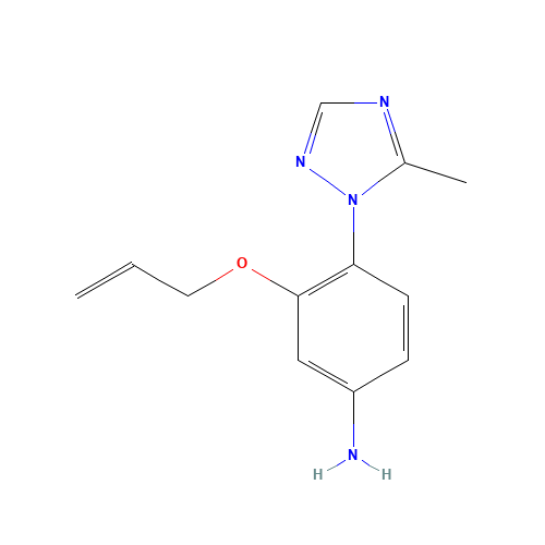 4-(5-methyl-1,2,4-triazol-1-yl)-3-prop-2-enoxyaniline (CAS: 1356009-08-9) - Related Chemical Product