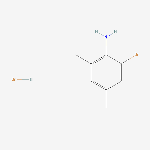 2-bromo-4,6-dimethylaniline;hydrobromide (CAS: 101703-31-5) - Chemical Structure and Molecular Formula 