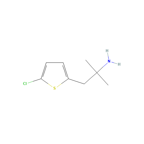 1-(5-chlorothiophen-2-yl)-2-methylpropan-2-amine (CAS: 393813-65-5) - Related Chemical Product