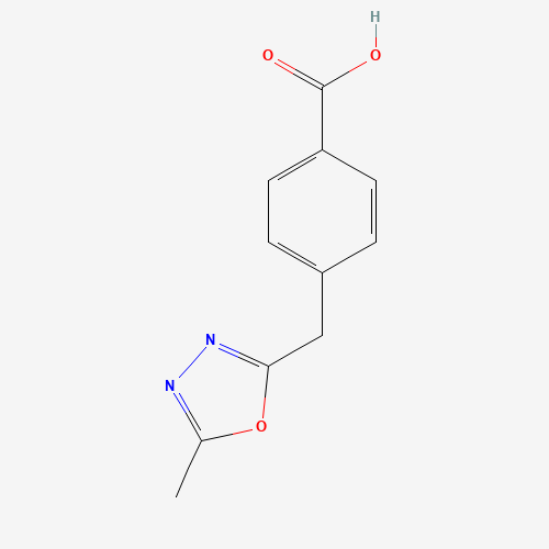 4-[(5-methyl-1,3,4-oxadiazol-2-yl)methyl]benzoic acid (CAS: 936755-37-2) - Related Chemical Product