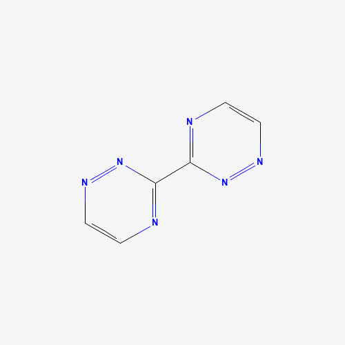 3-(1,2,4-triazin-3-yl)-1,2,4-triazine (CAS: 855244-43-8) - Chemical Structure and Molecular Formula 