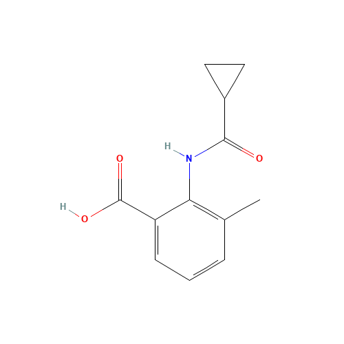 2-(cyclopropanecarbonylamino)-3-methylbenzoic acid (CAS: 926249-10-7) - Related Chemical Product