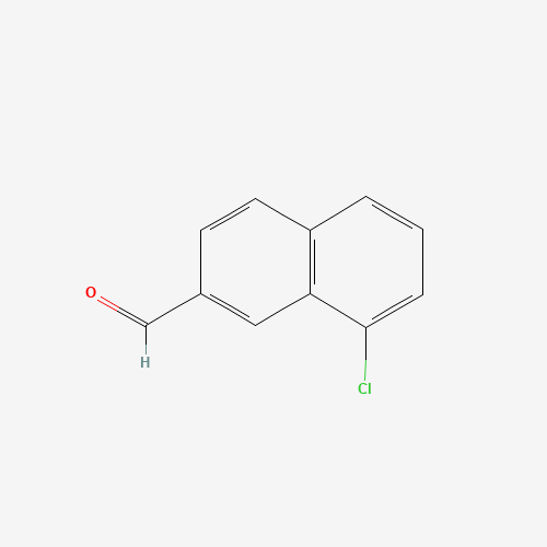 8-chloronaphthalene-2-carbaldehyde (CAS: 904922-97-0) - Chemical Structure and Molecular Formula 