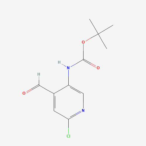 tert-butyl N-(6-chloro-4-formylpyridin-3-yl)carbamate (CAS: 1238324-67-8) - Related Chemical Product