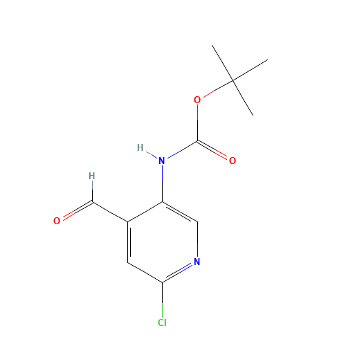 tert-butyl N-(6-chloro-4-formylpyridin-3-yl)carbamate (CAS: 1238324-67-8) - Related Chemical Product