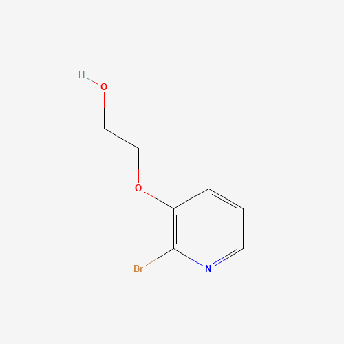 2-(2-bromopyridin-3-yl)oxyethanol (CAS: 313657-71-5) - Chemical Structure and Molecular Formula 