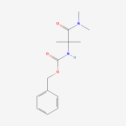 benzyl N-[1-(dimethylamino)-2-methyl-1-oxopropan-2-yl]carbamate (CAS: 107640-45-9) - Related Chemical Product
