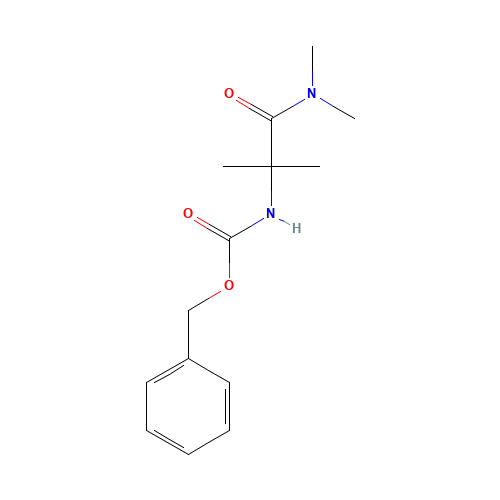 benzyl N-[1-(dimethylamino)-2-methyl-1-oxopropan-2-yl]carbamate (CAS: 107640-45-9) - Related Chemical Product