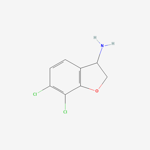 6,7-dichloro-2,3-dihydro-1-benzofuran-3-amine (CAS: 1153451-91-2) - Related Chemical Product
