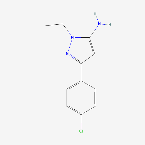5-(4-chlorophenyl)-2-ethylpyrazol-3-amine (CAS: 1248397-50-3) - Related Chemical Product