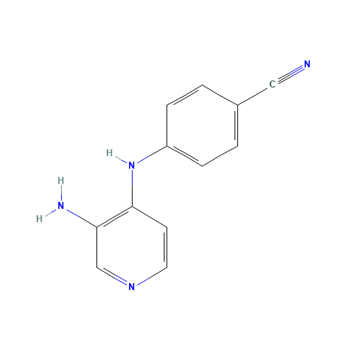 4-[(3-aminopyridin-4-yl)amino]benzonitrile (CAS: 122957-34-0) - Related Chemical Product