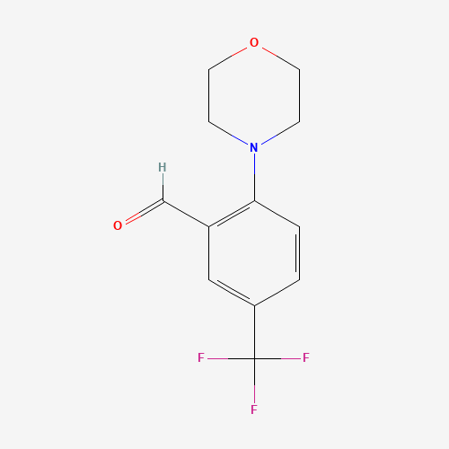 2-morpholin-4-yl-5-(trifluoromethyl)benzaldehyde (CAS: 886851-50-9) - Related Chemical Product