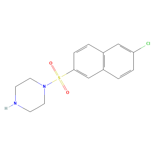 1-(6-chloronaphthalen-2-yl)sulfonylpiperazine (CAS: 203521-17-9) - Related Chemical Product