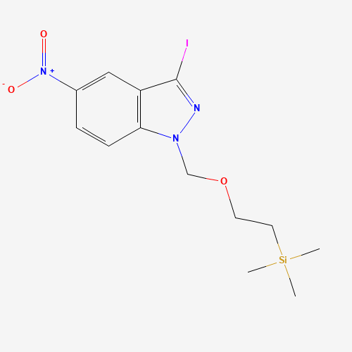 2-[(3-iodo-5-nitroindazol-1-yl)methoxy]ethyl-trimethylsilane (CAS: 918440-15-0) - Related Chemical Product