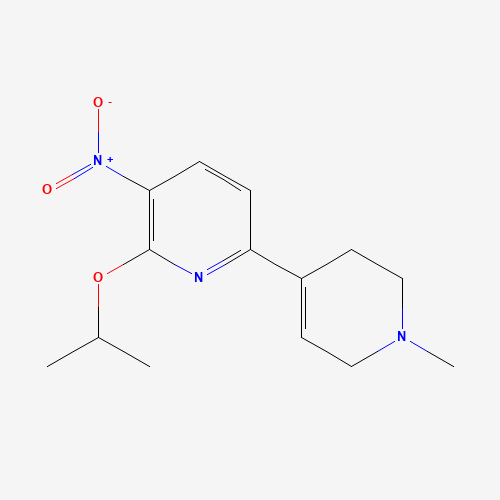 6-(1-methyl-3,6-dihydro-2H-pyridin-4-yl)-3-nitro-2-propan-2-yloxypyridine (CAS: 1462950-97-5) - Related Chemical Product