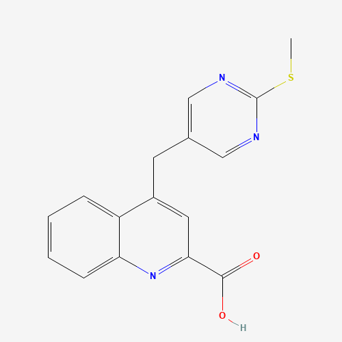 4-[(2-methylsulfanylpyrimidin-5-yl)methyl]quinoline-2-carboxylic acid (CAS: 1314143-30-0) - Related Chemical Product