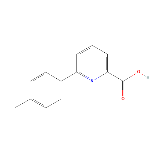 6-(4-methylphenyl)pyridine-2-carboxylic acid (CAS: 86696-72-2) - Chemical Structure and Molecular Formula 