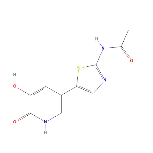 N-[5-(5-hydroxy-6-oxo-1H-pyridin-3-yl)-1,3-thiazol-2-yl]acetamide (CAS: 1333146-17-0) - Related Chemical Product
