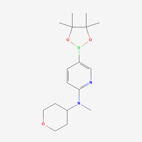 N-methyl-N-(oxan-4-yl)-5-(4,4,5,5-tetramethyl-1,3,2-dioxaborolan-2-yl)pyridin-2-amine (CAS: 1415793-94-0) - Related Chemical Product
