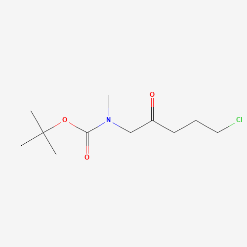 tert-butyl N-(5-chloro-2-oxopentyl)-N-methylcarbamate (CAS: 532410-40-5) - Related Chemical Product