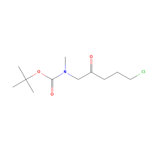 tert-butyl N-(5-chloro-2-oxopentyl)-N-methylcarbamate (CAS: 532410-40-5) - Related Chemical Product