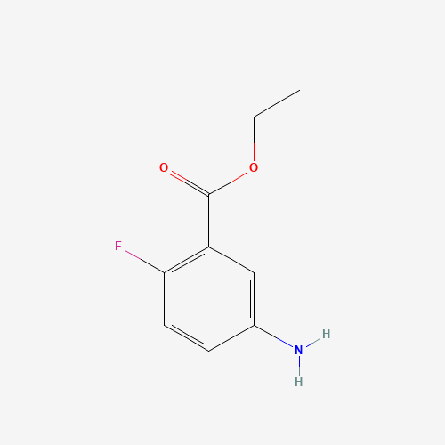 ethyl 5-amino-2-fluorobenzoate (CAS: 123207-39-6) - Chemical Structure and Molecular Formula 