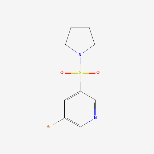 3-bromo-5-pyrrolidin-1-ylsulfonylpyridine (CAS: 1086064-89-2) - Related Chemical Product