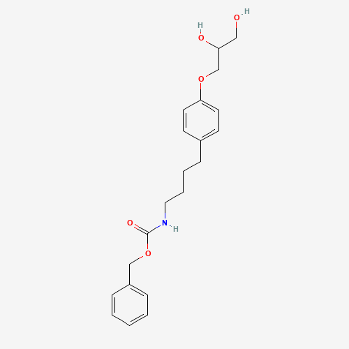 benzyl N-[4-[4-(2,3-dihydroxypropoxy)phenyl]butyl]carbamate (CAS: 587880-27-1) - Related Chemical Product