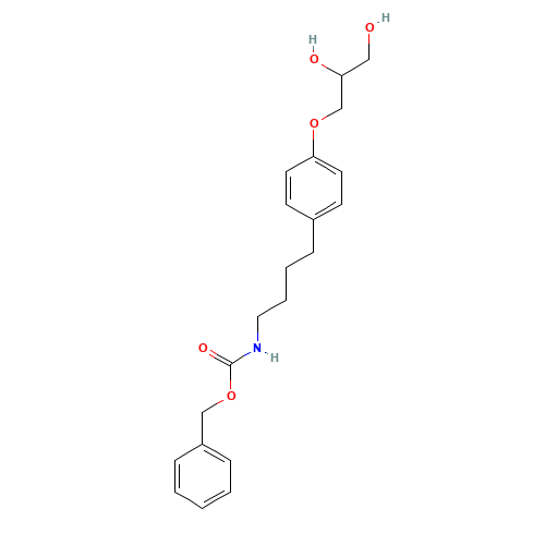 benzyl N-[4-[4-(2,3-dihydroxypropoxy)phenyl]butyl]carbamate (CAS: 587880-27-1) - Related Chemical Product