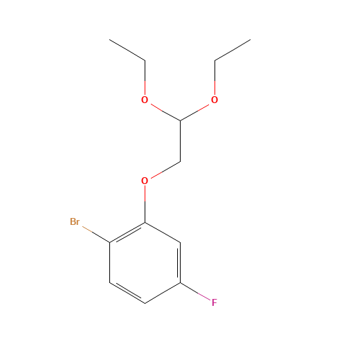 1-bromo-2-(2,2-diethoxyethoxy)-4-fluorobenzene (CAS: 253429-30-0) - Related Chemical Product