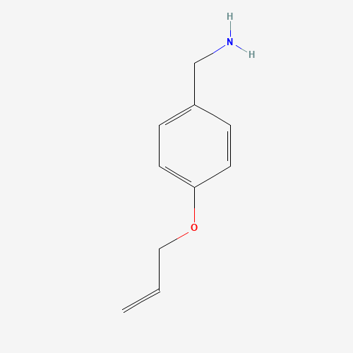 (4-prop-2-enoxyphenyl)methanamine (CAS: 83171-41-9) - Chemical Structure and Molecular Formula 