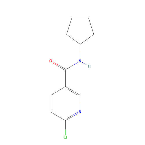 6-chloro-N-cyclopentylpyridine-3-carboxamide (CAS: 585544-26-9) - Related Chemical Product
