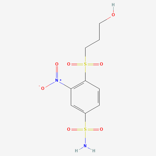 4-(3-hydroxypropylsulfonyl)-3-nitrobenzenesulfonamide (CAS: 108966-60-5) - Related Chemical Product