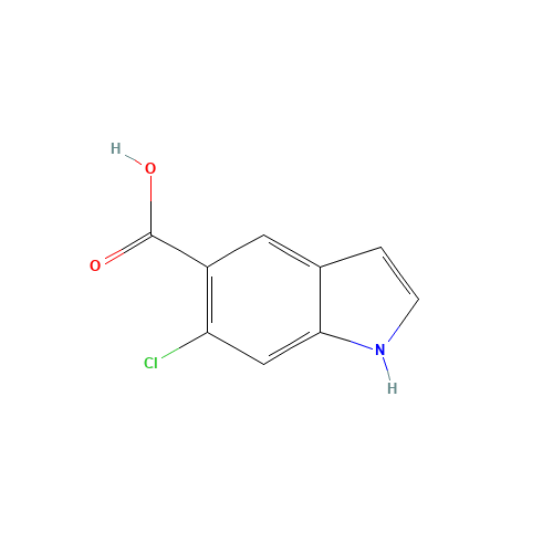 6-chloro-1H-indole-5-carboxylic acid (CAS: 256935-86-1) - Related Chemical Product