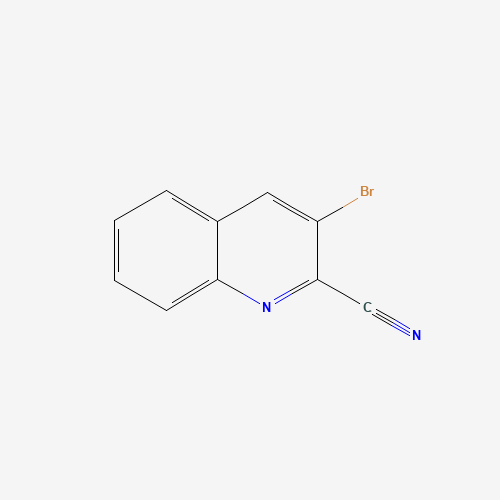 3-bromoquinoline-2-carbonitrile (CAS: 61830-11-3) - Chemical Structure and Molecular Formula 