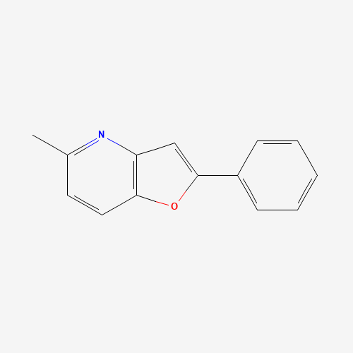 5-methyl-2-phenylfuro[3,2-b]pyridine (CAS: 147937-31-3) - Chemical Structure and Molecular Formula 