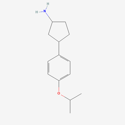 3-(4-propan-2-yloxyphenyl)cyclopentan-1-amine (CAS: 1341901-22-1) - Related Chemical Product