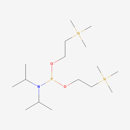 N-[bis(2-trimethylsilylethoxy)phosphanyl]-N-propan-2-ylpropan-2-amine (CAS: 121373-20-4) - Related Chemical Product