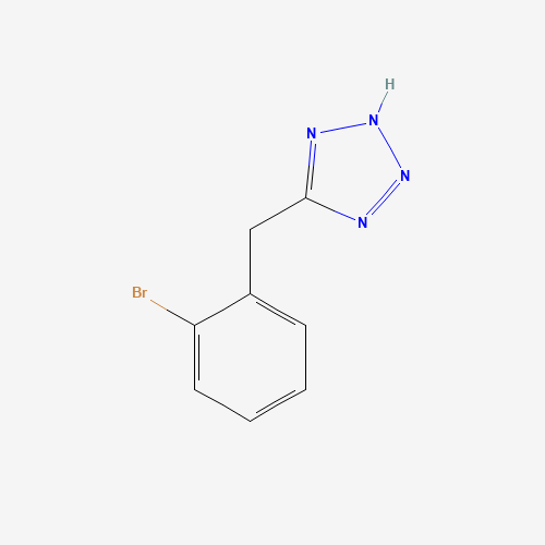 5-[(2-bromophenyl)methyl]-2H-tetrazole (CAS: 193813-85-3) - Chemical Structure and Molecular Formula 