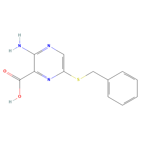 3-amino-6-benzylsulfanylpyrazine-2-carboxylic acid (CAS: 1149-45-7) - Related Chemical Product