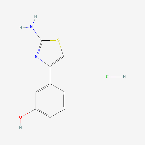 3-(2-amino-1,3-thiazol-4-yl)phenol;hydrochloride (CAS: 1050556-38-1) - Related Chemical Product
