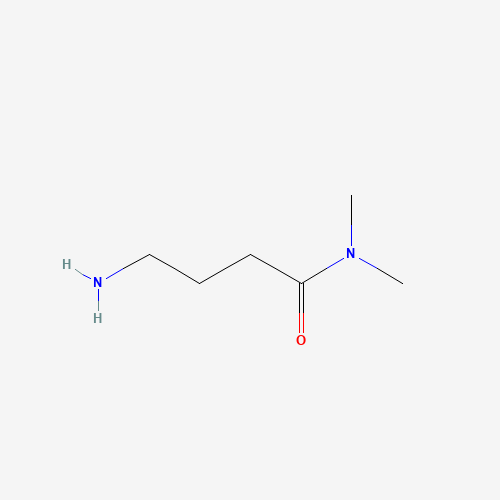 4-amino-N,N-dimethylbutanamide (CAS: 87639-91-6) - Chemical Structure and Molecular Formula 