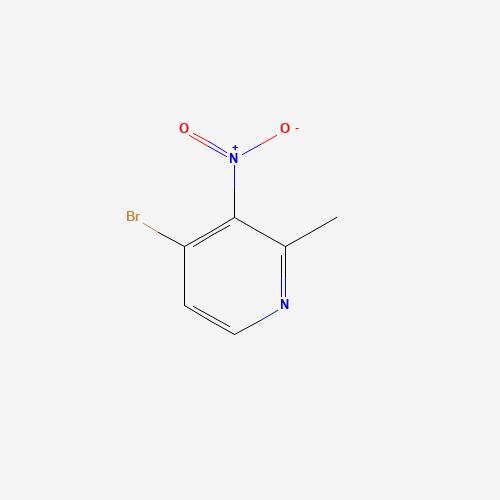 4-bromo-2-methyl-3-nitropyridine (CAS: 23056-49-7) - Chemical Structure and Molecular Formula 