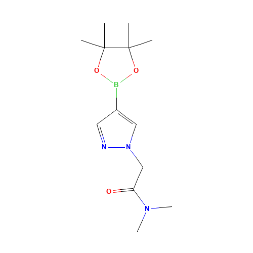 N,N-dimethyl-2-[4-(4,4,5,5-tetramethyl-1,3,2-dioxaborolan-2-yl)pyrazol-1-yl]acetamide (CAS: 930596-20-6) - Related Chemical Product