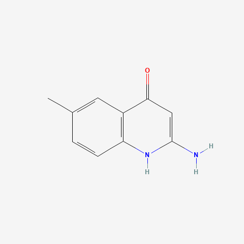 2-amino-6-methyl-1H-quinolin-4-one (CAS: 42712-44-7) - Chemical Structure and Molecular Formula 