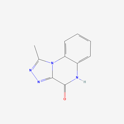1-methyl-5H-[1,2,4]triazolo[4,3-a]quinoxalin-4-one (CAS: 29067-88-7) - Chemical Structure and Molecular Formula 